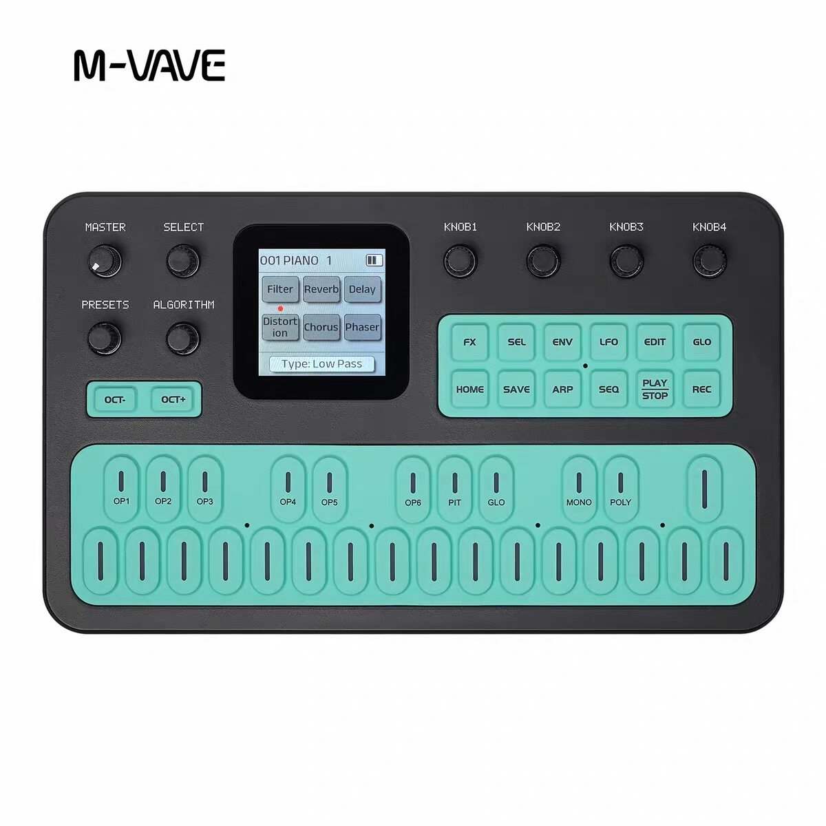 M-Vave Fm-1 Pocket FM Synthesi - Midi Controller Pad recension och pris