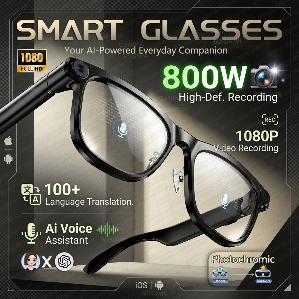 2026Hot Sale AI Smart Glasses  - Audio Music Image recension och pris