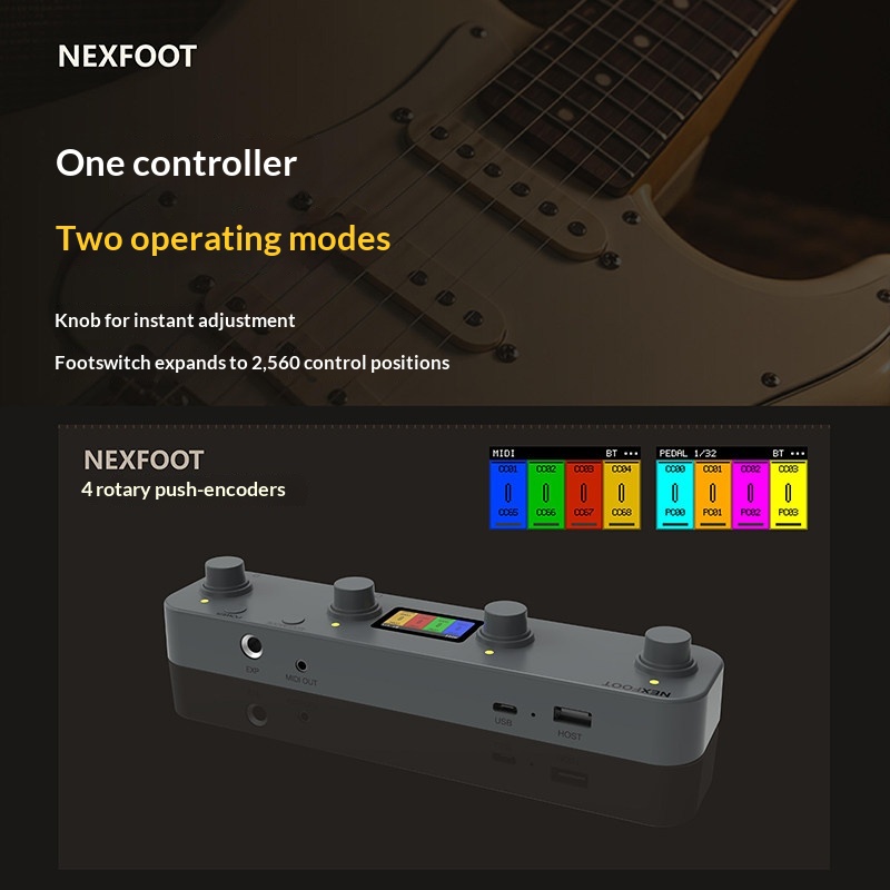 LIVTRA NEXFOOT Bluetooth MIDI  - Midi Controller Pad recension och pris