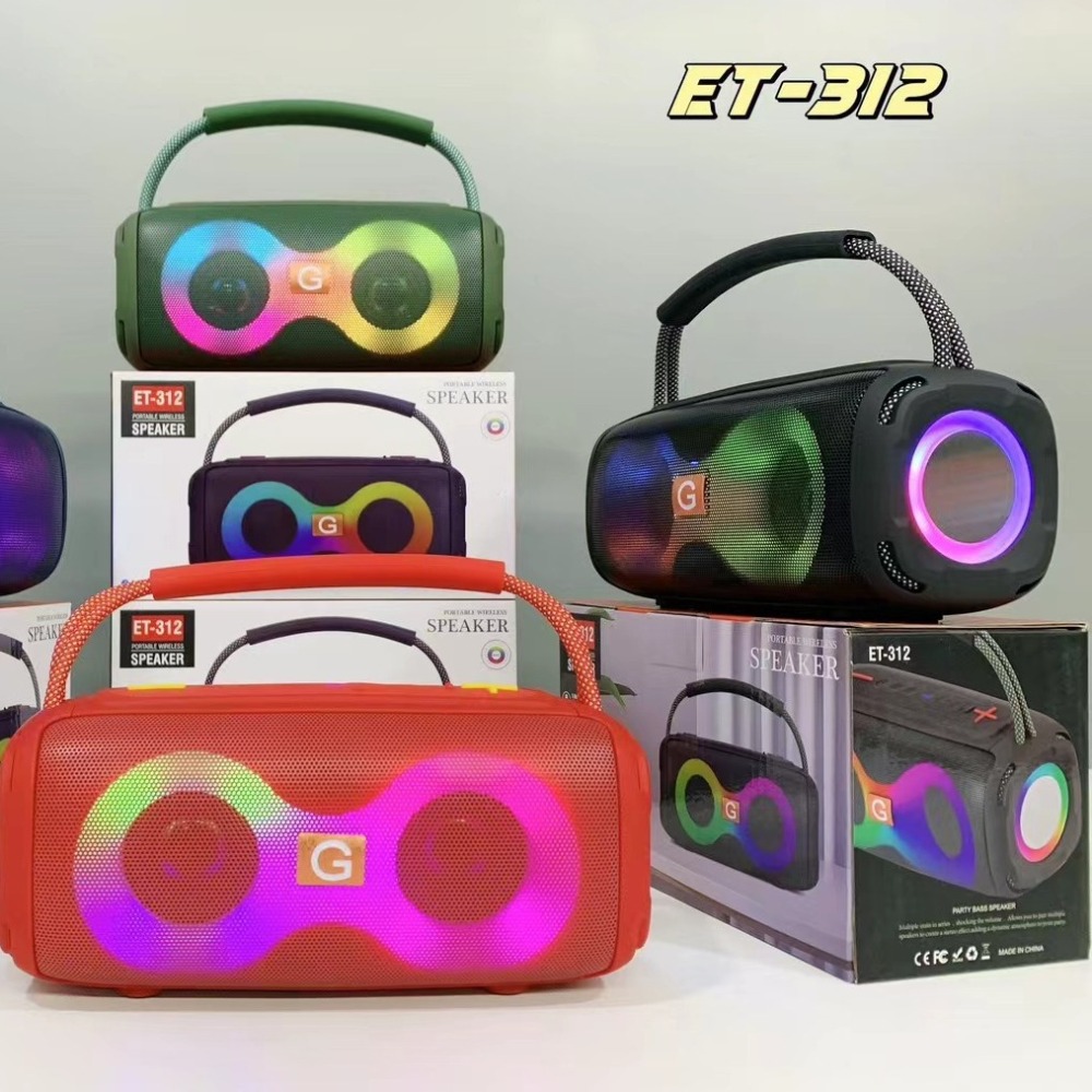 ET-312 Bluetooth Speaker Porta - Audio Music Spotify recension och pris